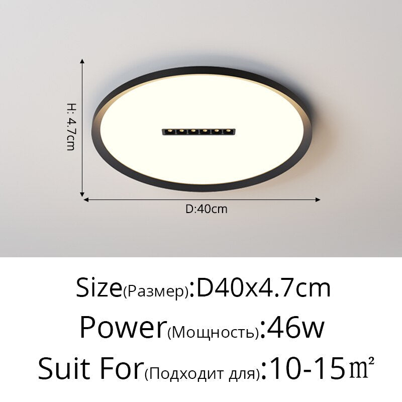 Rectangular Living Room Lamp Led Round Ceiling Lights Daquan Simple Modern Balcony Corridor Study