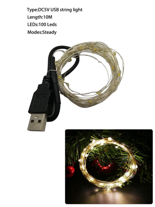 Versatile Usb Fairy Lights: Perfect For Tents Gazebos And Home Decor Christmas New Year Other