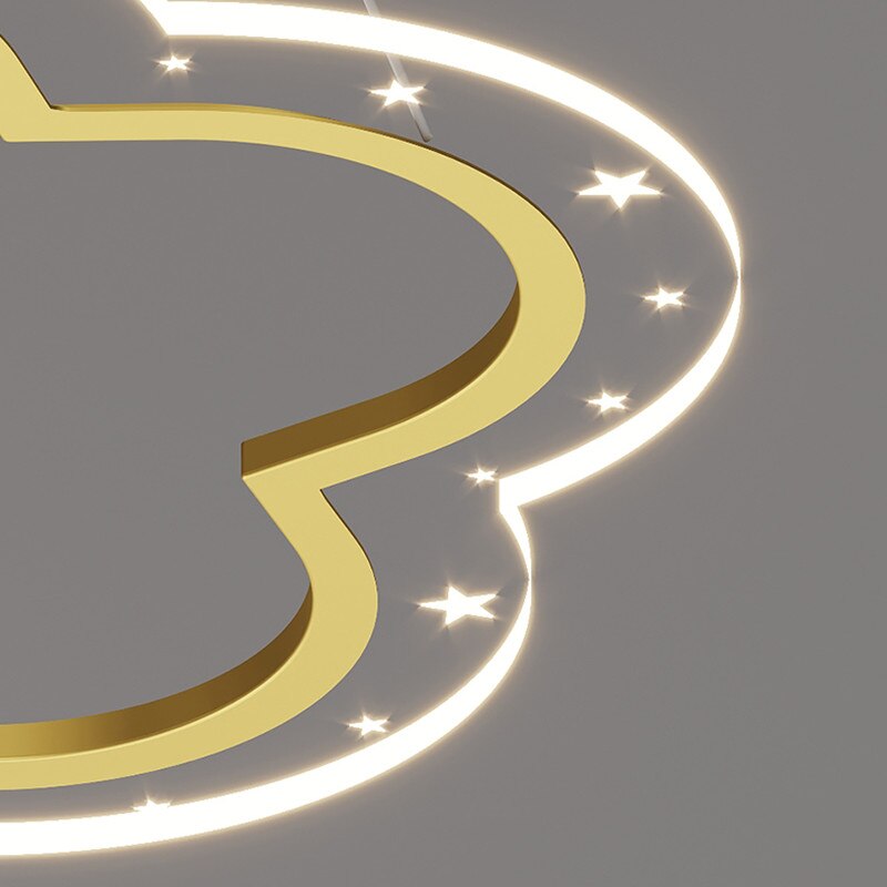 Modern Led Starry Sky Art Deco Chandelier For Bedroom Pendant Lighting