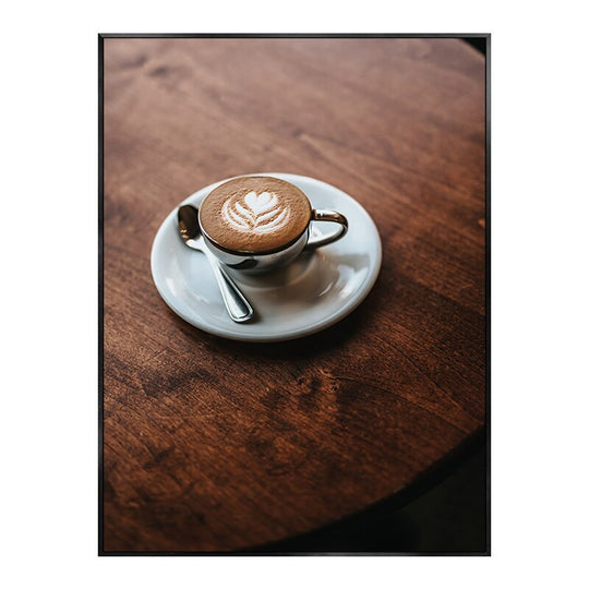 Nordic Coffee And Afternoon Tea Canvas Wall Art: Decorative Poster Prints 13X18Cm No Frame /