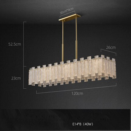 1 - 3 Layer G9 Led Retro Golden Copper Chandelier Lighting Fixtures Hanging Lapmps Lustre