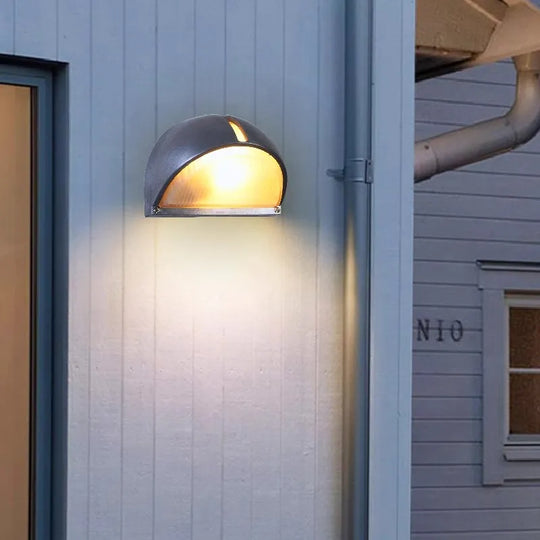 Outdoor Retro Led Wall Lamp E27 Industrial Vintage Ip65 Waterproof Glass Ceiling Sconce Bathroom