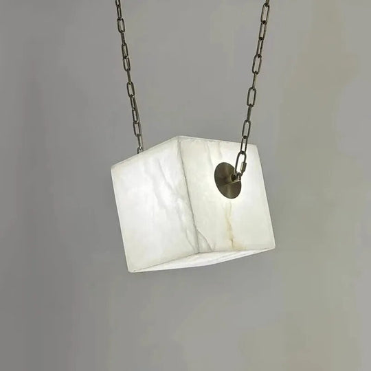 Geometry Art Marble Design Trendy Led Ceiling Hanging Lamps Chandelier Lumunaire Indoor Lighting