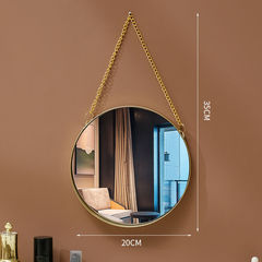 Smart Bathroom Mirror Irregular Makeup Semicircle Wall Hanging Led Lighted Bedroom Espejo Con Luz
