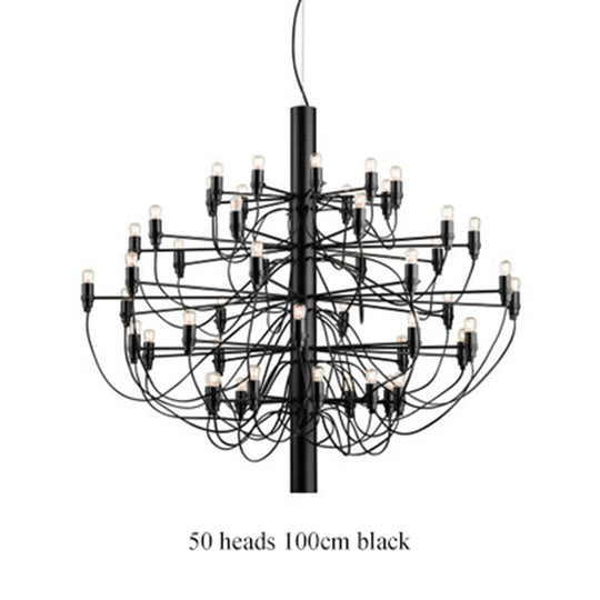 Modern Led Ceiling Chandelier Replica Pendant Lights Luxury Flo Suspension Lamp Living Room Hotel