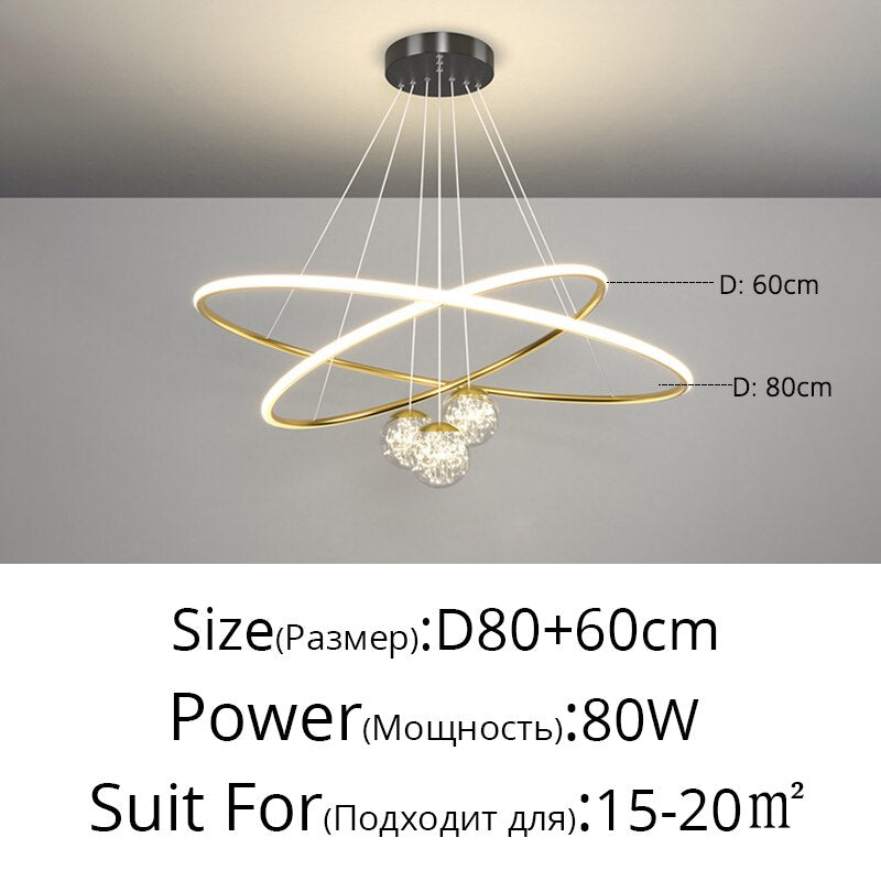 Restaurant Pendant Lights Modern Minimalist Creative Star Chandelier Nordic Light Luxury Designer