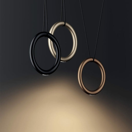 Nova - Modern Led Ring Circle Pendant Lamp For Restaurant Bar Bedroom And Staircase Light