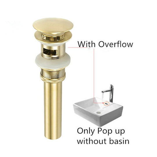 Basin Mixer Waterfll Faucet Bathroom Sink Faucets Brushed Gold Brass 3 Holes Double Handle