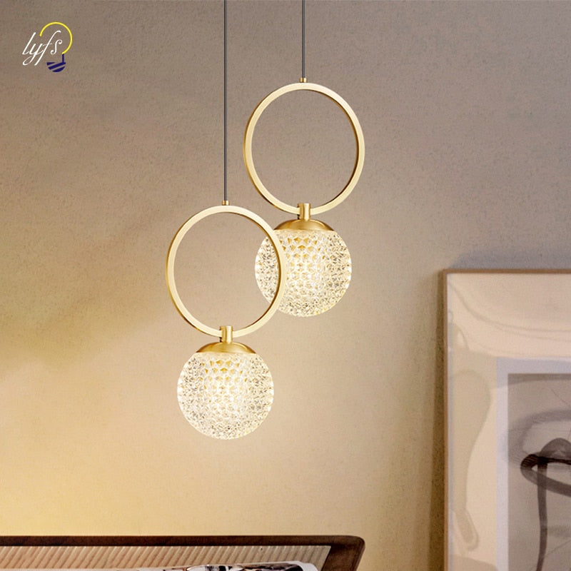 Nordic Led Pendant Light Hanging Lamp Indoor Lighting Home Decoration Dining Tables Bedroom Bedside