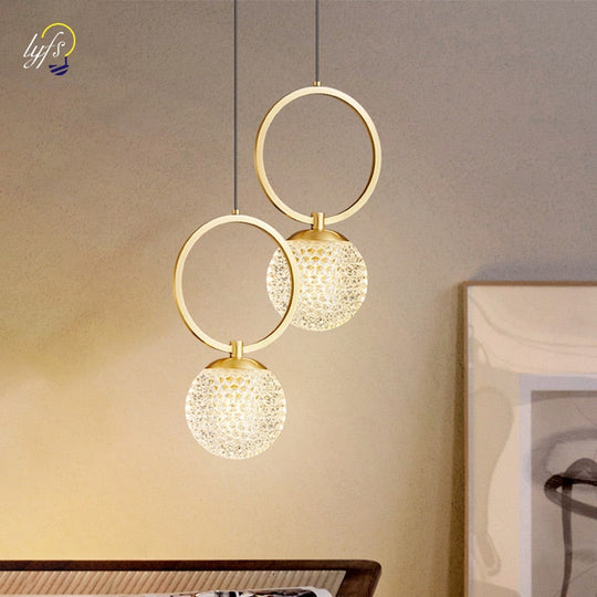 Nordic Led Pendant Light Hanging Lamp Indoor Lighting Home Decoration Dining Tables Bedroom Bedside