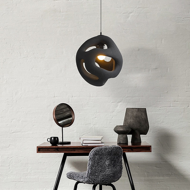 Nordic Modern Design Wabi Sabi Led Pendant Lights Chandelier Restaurant Bar Home Decor Bedroom