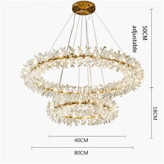 Modern Crystal Led Wall Lights Gold Metal Living Room Bedside Tv Background Sconces G4 Bulb 110 -