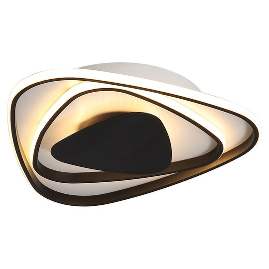 Nordic Ultra Thin Led Ceiling Light With Remote Black White For For Living Room Bedroom Light