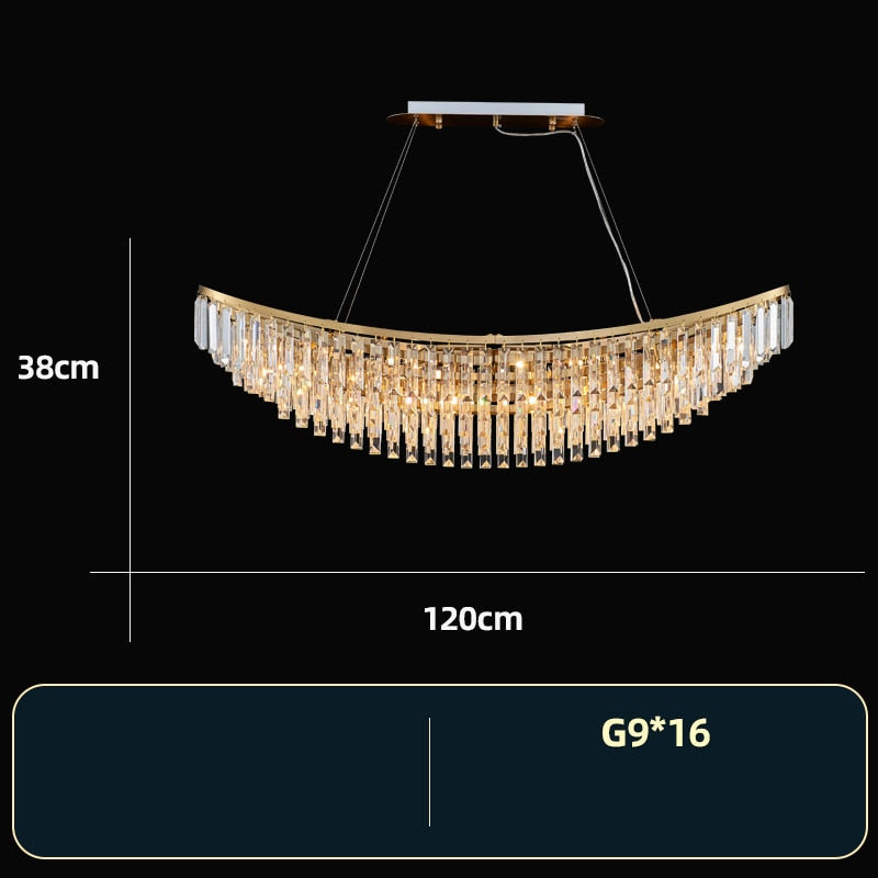 Alexa Ceiling Chandeliers For Dining Room Modern Suspension Crystals Chandelier Hanging Lamps