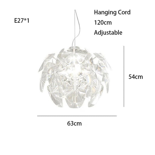 Round Ceiling Chandeliers New Trend Hanging Lamps Led Lights Fixture Lustres Modern Luxury Dining