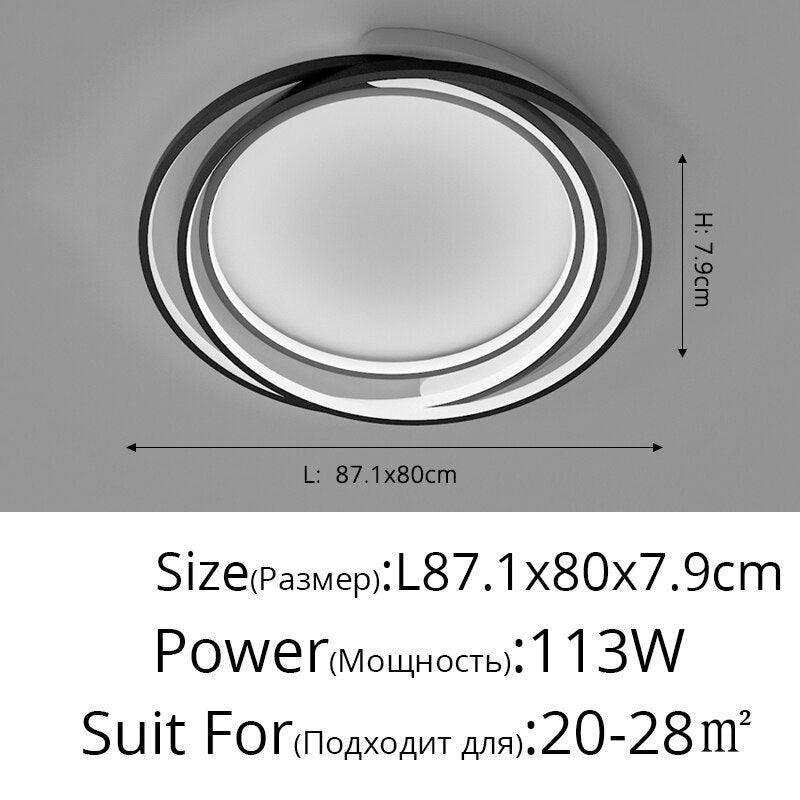 Nordic Creative Personality Lamp Wrought Iron Ceiling Lights Modern Minimalist Atmosphere Living