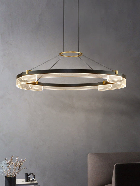 Dining Room Lamp Nordic Led Chandelier Modern Minimalist Study Bedroom Homestay Tea Pendant Light