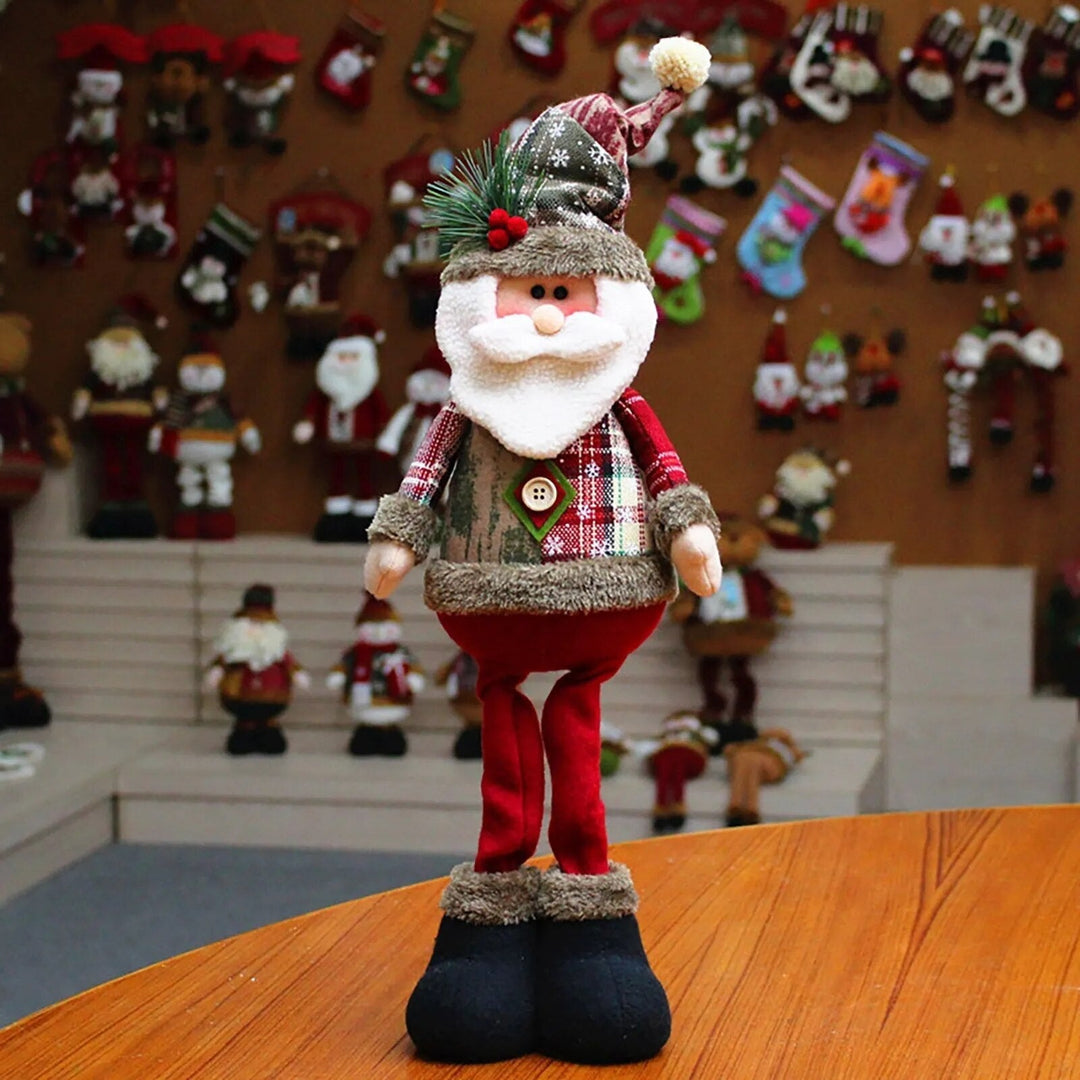 Christmas Santa Snowman - Reindeer Decoration Leg Table Mantel Christmas Decor