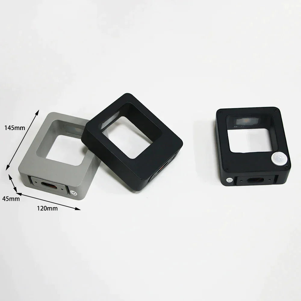 Outdoor Waterproof Wall Lamps Human Induction Lights Aluminum Black Gray Lamp Indoor Exterior Porch