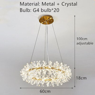 Modern Crystal Led Wall Lights Gold Metal Living Room Bedside Tv Background Sconces G4 Bulb 110 -