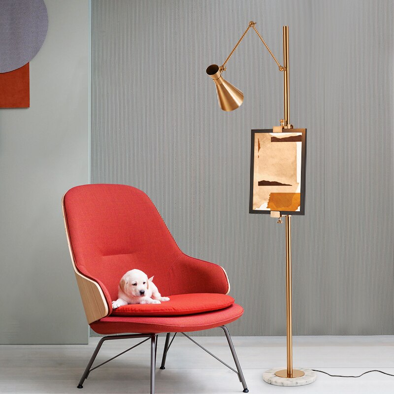 Floor Lamps Modern Metal Lustres Marble Led Gold Lighting Fixtures Room Decor Lights Home Appliance