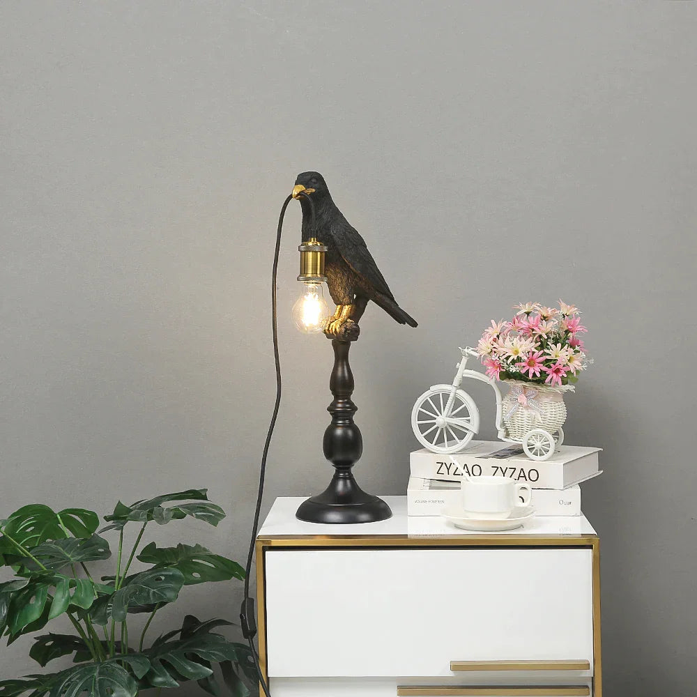 Bird Table Lamp Italia Led Desk Lamp Lucky Bird Living Room Bedroom Bedside Eagle Home Decor Night