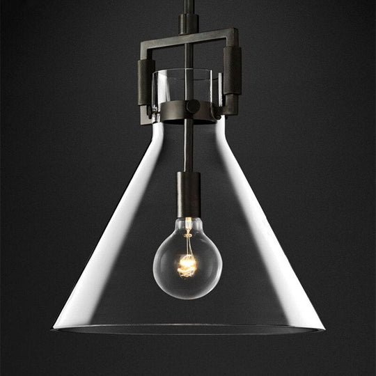 American Retro Edison E27 Led Pendant Light - Gold Metal Adjustable Droplight For Indoor Lighting