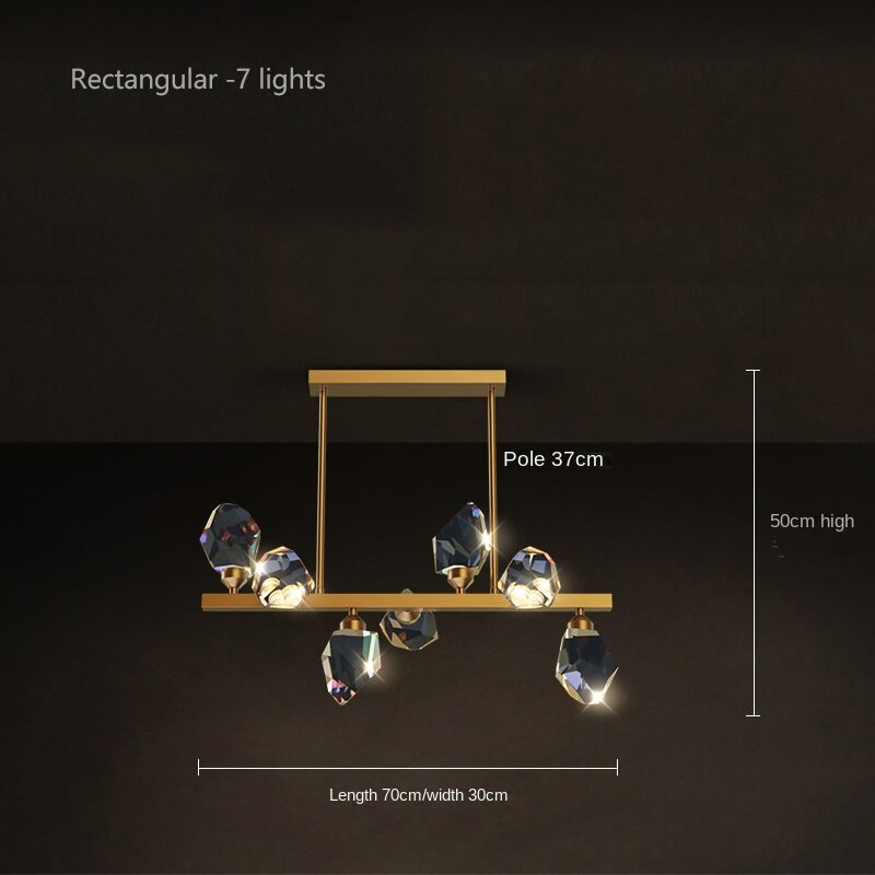 Luxury Crystal Living Room Chandelier Modern Decor Bedroom Dining Kitchen Island Home Decoration