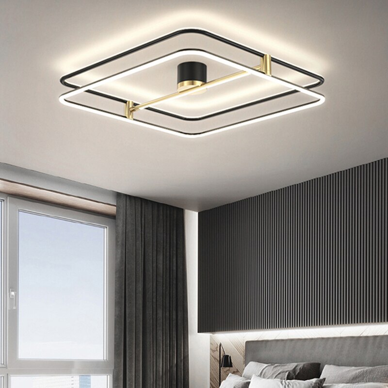 Recessed Led Ceiling Lights Simple Modern Bedroom Lamp Nordic Light Luxury Living Room Creative