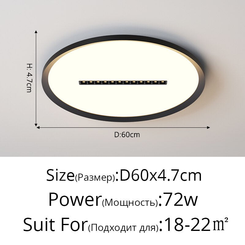 Rectangular Living Room Lamp Led Round Ceiling Lights Daquan Simple Modern Balcony Corridor Study