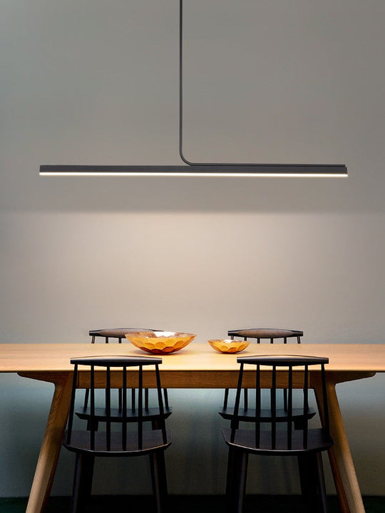Modern Minimalist Long Bar Creative Pendant Light For Dining Room Kitchen
