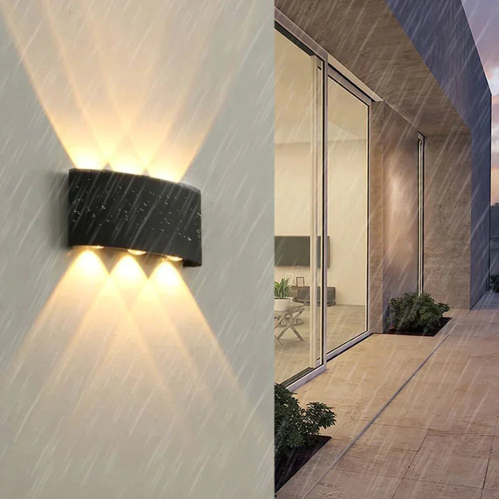 Outdoor Waterproof Wall Lamps Bedroom Living Room Lights Aluminum Decorative Lighting Exterior Lamp
