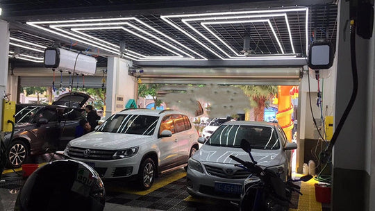 Auto Detailing & Salon Lighting: Versatile Design For Maintenance Bays Garages Hair Salons
