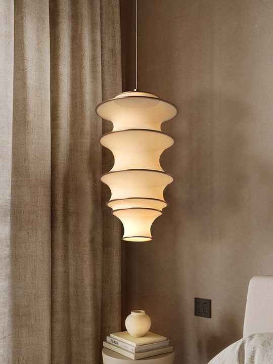 Japanese Design Wabi - Sabi Fabric Pendant Lights Led E27 Home Decor Loft Living Room Bedroom