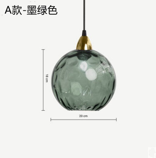 Stained Glass Chandelier Living Room Decoration Bedroom Bedside Lamp Display Window Restaurant Bar