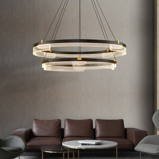 Dining Room Lamp Nordic Led Chandelier Modern Minimalist Study Bedroom Homestay Tea Pendant Light