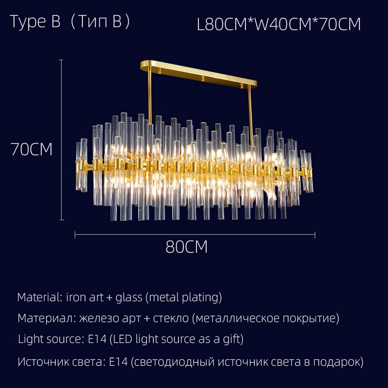 Ceiling Chandelier Lustre/Lampara Techo Led/Home Decor Decoration Mansion /Gold Crystal Chandeliers