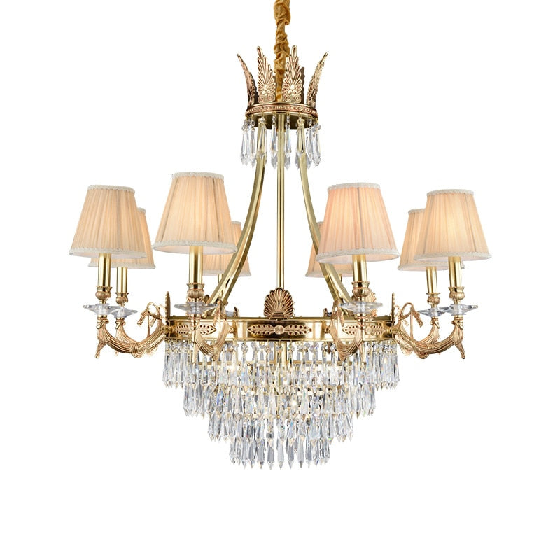 Palais - French Palace Decorative Lighting Living Room Pendant Crystal Lamp Chandelier