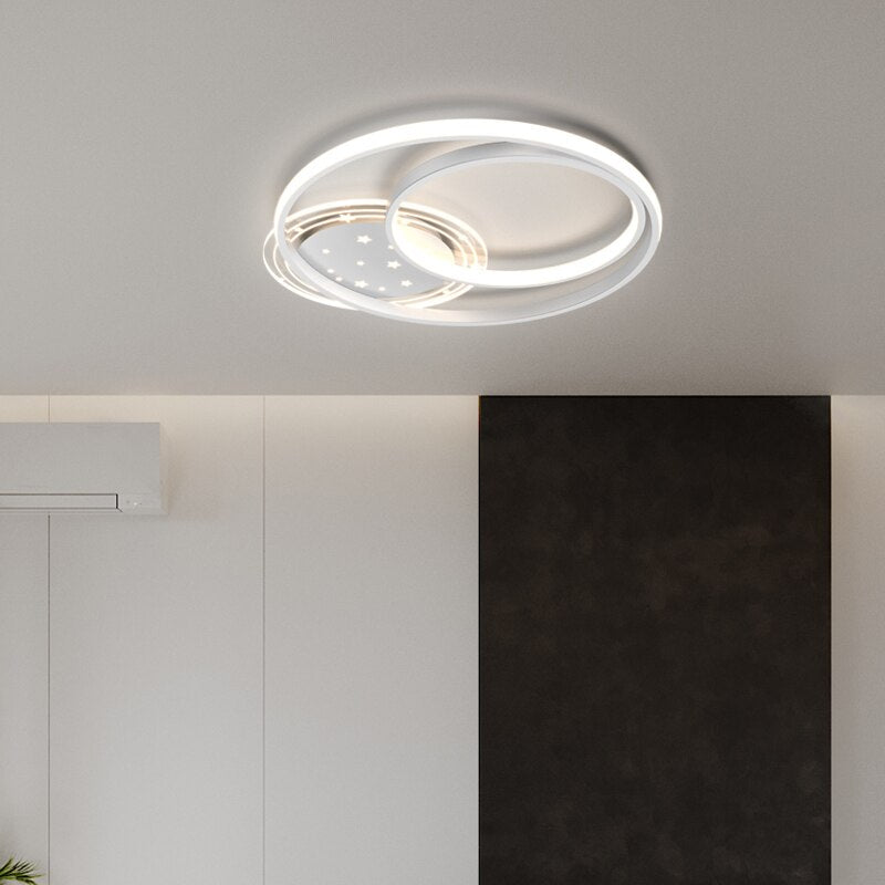Simple And Modern Atmosphere Household Round Chandeliers Nordic Living Room Lamp New Creative