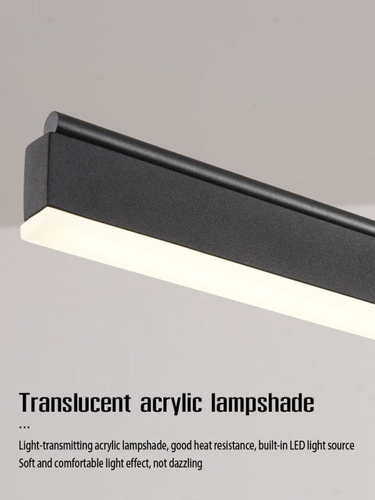 Modern Minimalist Long Bar Creative Pendant Light For Dining Room Kitchen