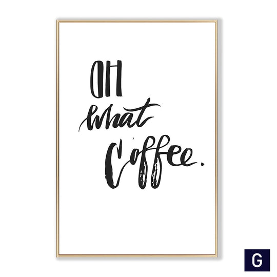 Black White Canvas Painting Nordic Kitchen Quotes Wall Posters Art Prints Pictures For Dining Room