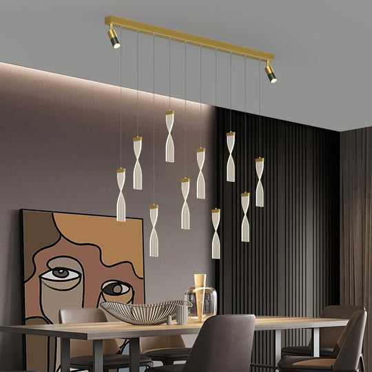 Nordic Modern Led Pendant Lights Dining Table Kitchen Chandeliers Living Room Hotel Restaurant