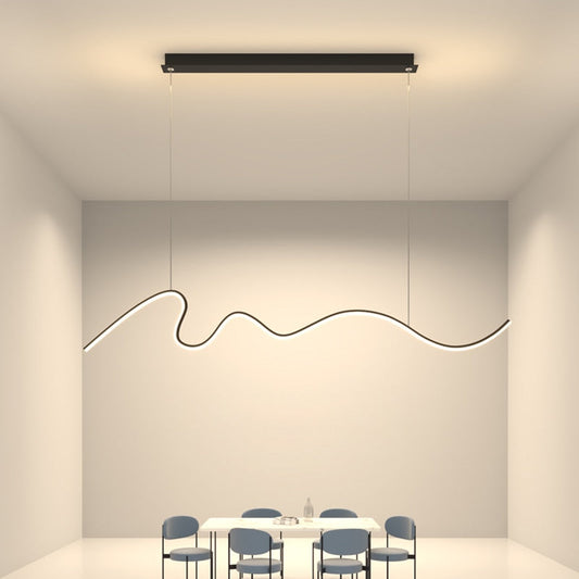 Dining Room Lamp Chandelier Light Luxury Lamps Modern Minimalist Dining Table Bar Nordic Strip