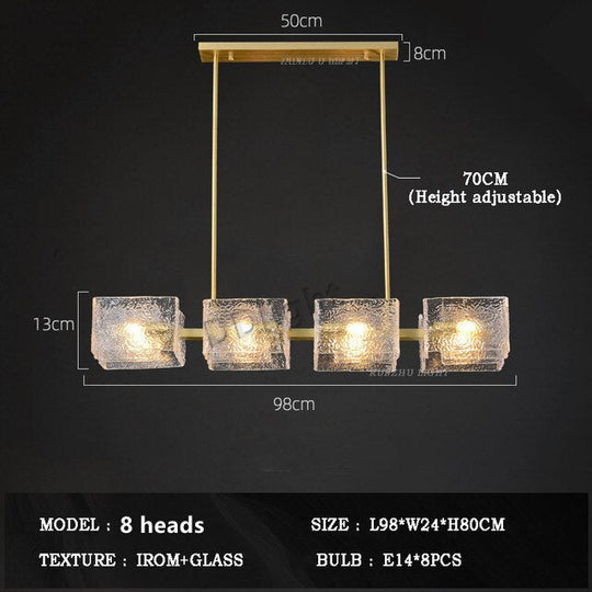 New Creative Crystal Chandelier Modern Luxury Living Room Restaurant Pendant Light Irregular Luster