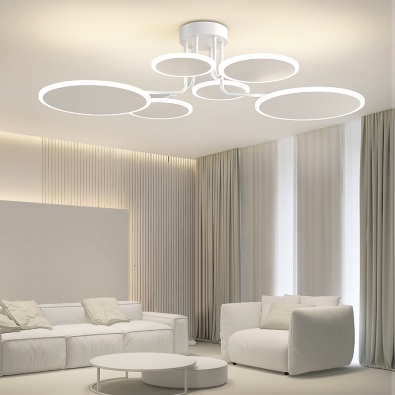 Nordic Minimalist Led Ceiling Chandeliers For Living Room Bedroom Dining Table Lamp Home Fixture