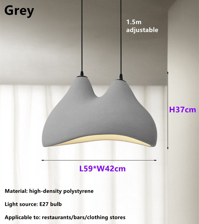 Nordic Wabi - Sabi Restaurant Chandelier Designer Living Room Led Decor Pendant Lamps Homestay Cafe