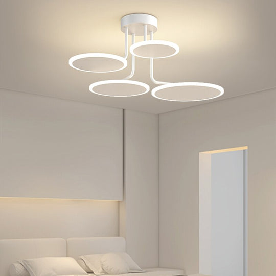 Nordic Minimalist Led Ceiling Chandeliers For Living Room Bedroom Dining Table Lamp Home Fixture
