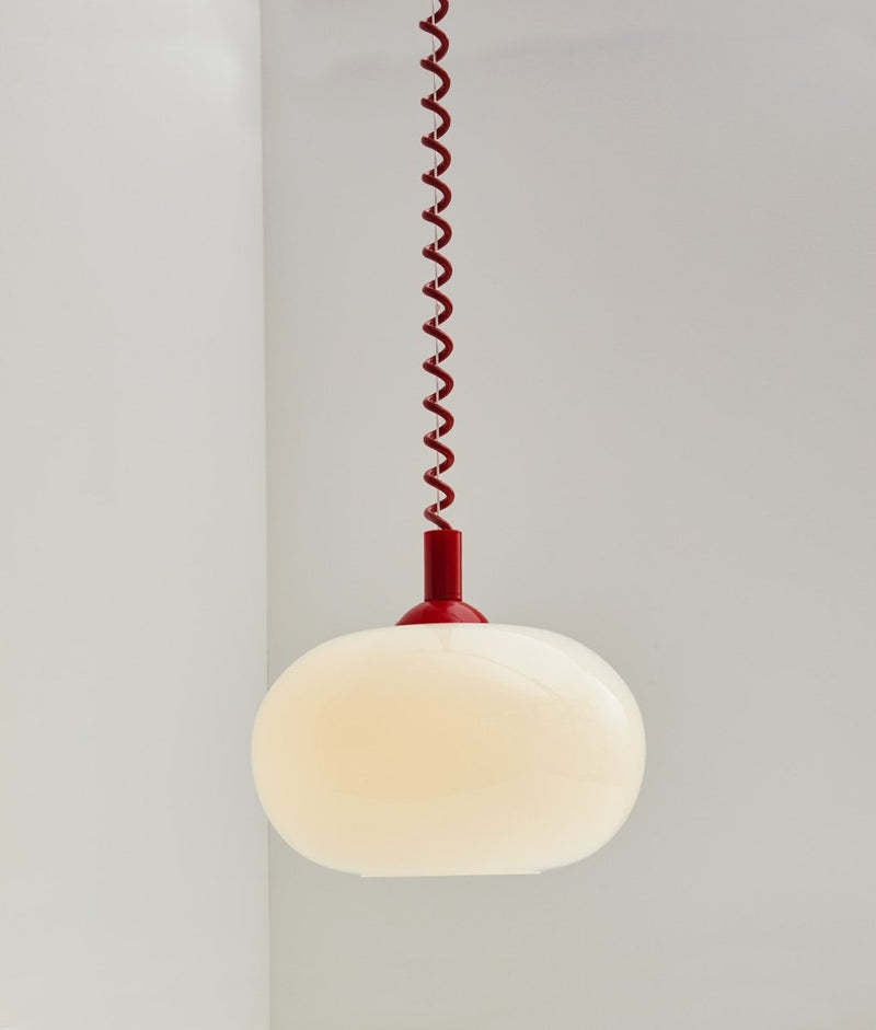 Retractable Glass Chandelier Bedroom Bedside Restaurant Bar Hotel Simple Modern Color Pendant