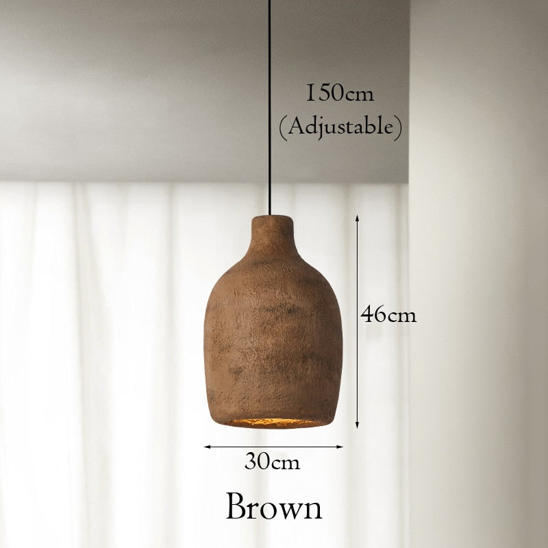 Nostalgic Pendant Lamp Dining Room Wabi - Sabi Chandelier Foyer Bedside Hanging Light Restaurant