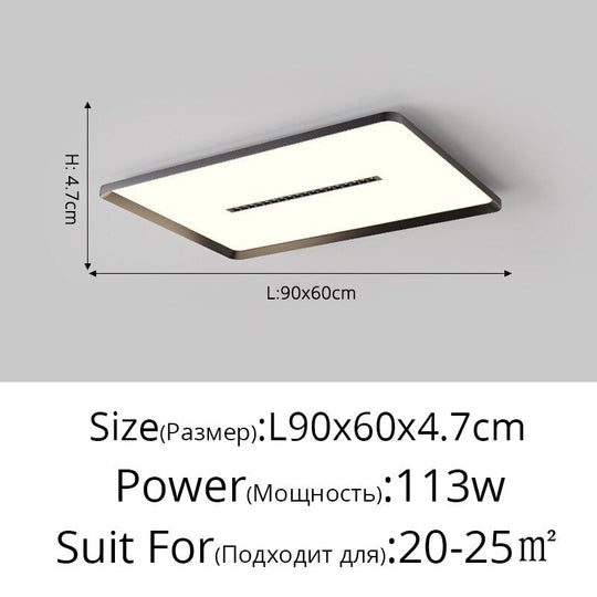 Rectangular Living Room Lamp Led Round Ceiling Lights Daquan Simple Modern Balcony Corridor Study